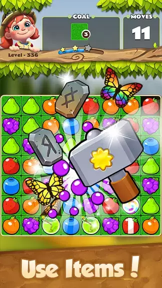 Fruits POP : Match 3 Puzzle 螢幕截圖 3