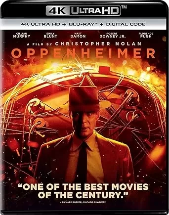 Oppenheimer 4K UHD cover