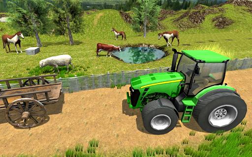 Village Tractor Simulator Game Ảnh chụp màn hình 1