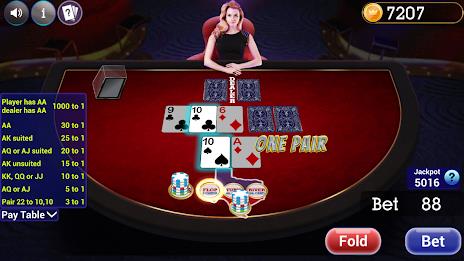 Texas Holdem Progressive Poker Schermafbeelding 3