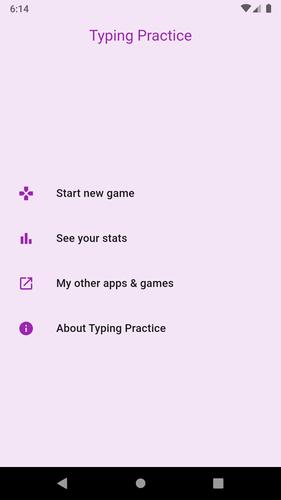 Typing Practice Скриншот 0