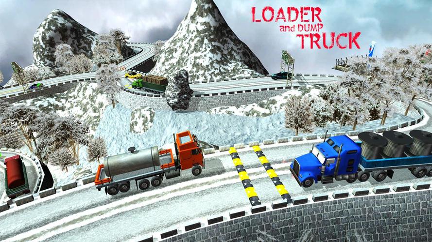 Truck Driving Uphill Simulator 스크린샷 1