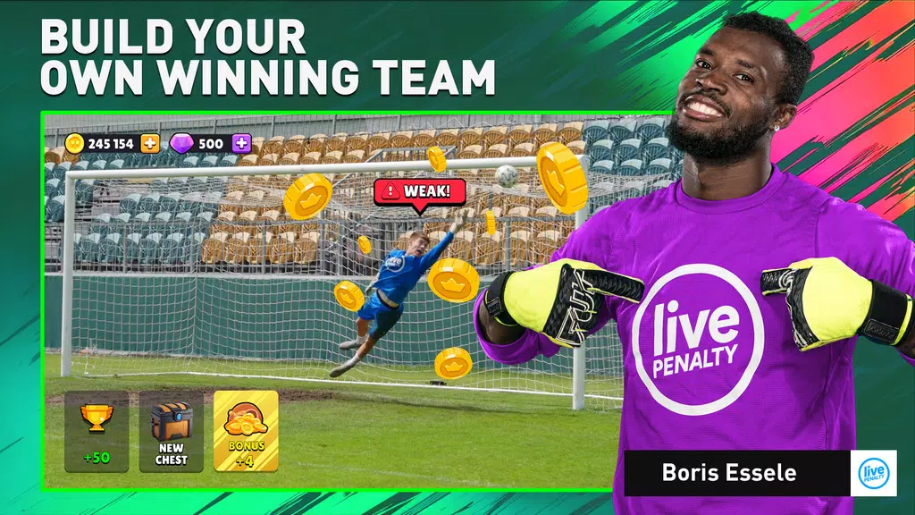 Soccer Penalty: Live Goalie Captura de tela 3