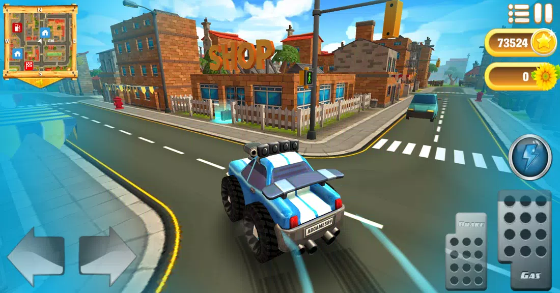 Cartoon Hot Racer 3D Zrzut ekranu 0