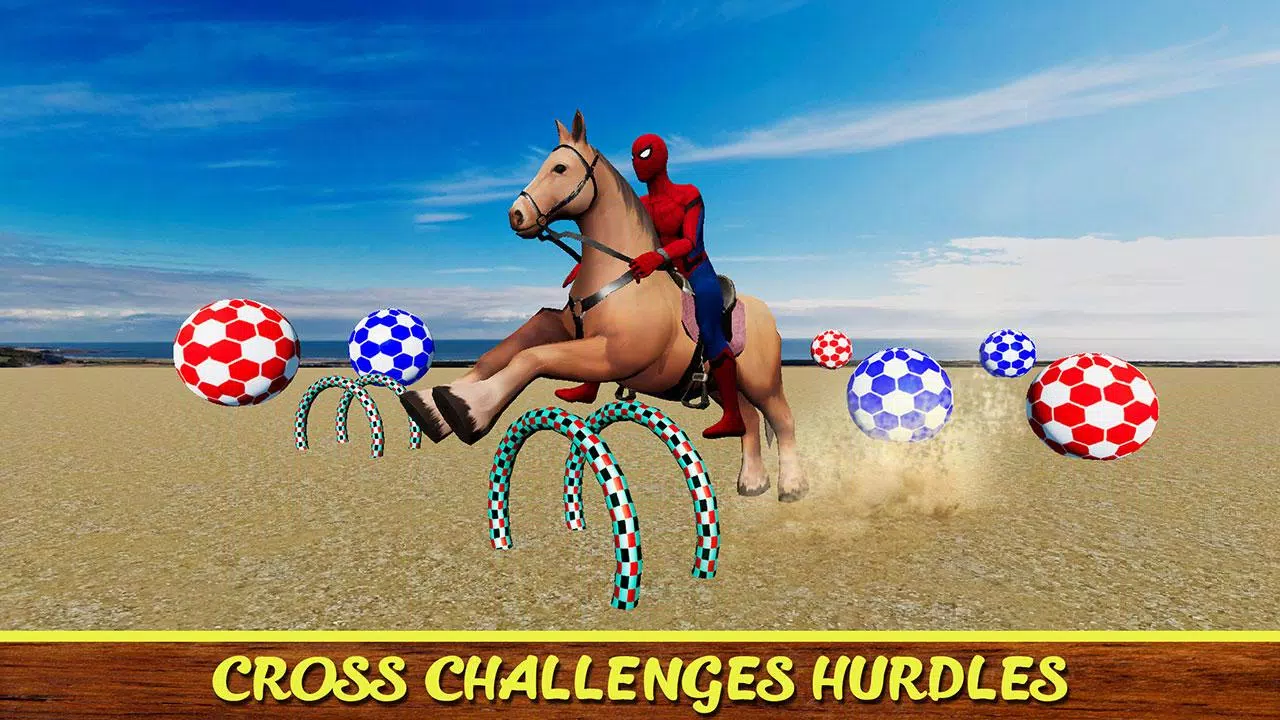 Diligent SuperHeroes Horse Riding 3d应用截图第1张