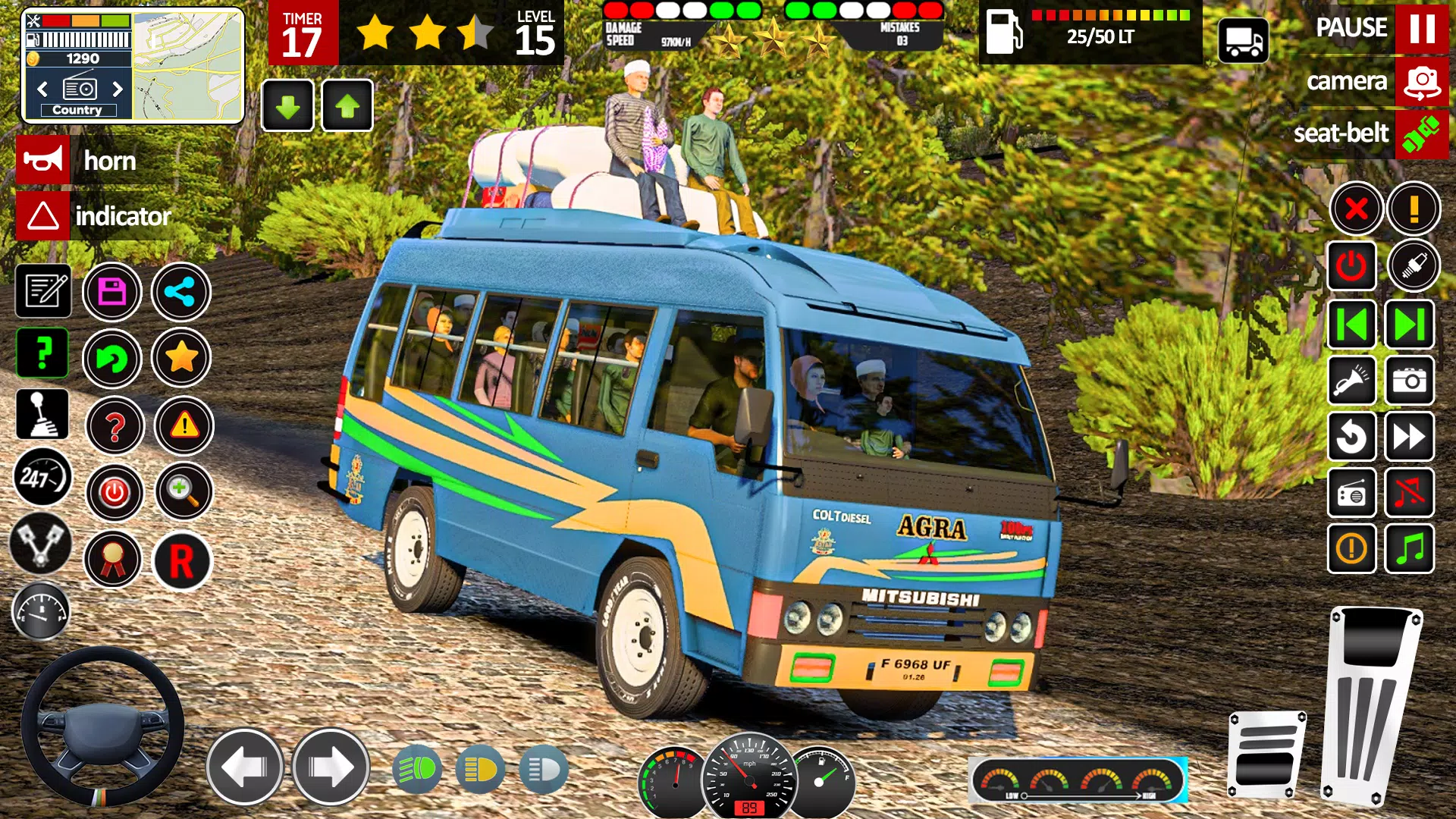 Real Mini Coach: Bus Game 3D Скриншот 1