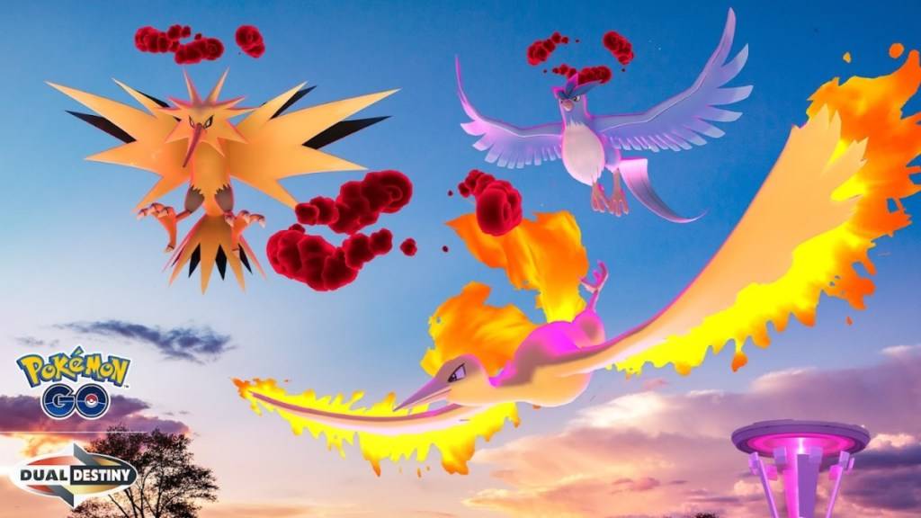 Pokémon Go Art Art cho chuyến bay huyền thoại có Dynamax Moltres