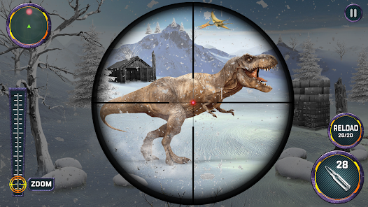 Dino Hunter Sniper 3d: Dinosaur Free FPS Shooting 螢幕截圖 0