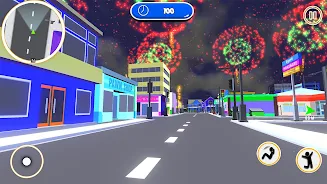 Diwali Fireworks Simulator 3D 螢幕截圖 1