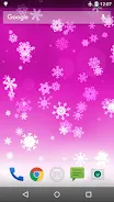 雪の花ライブ壁紙 スクリーンショット 2