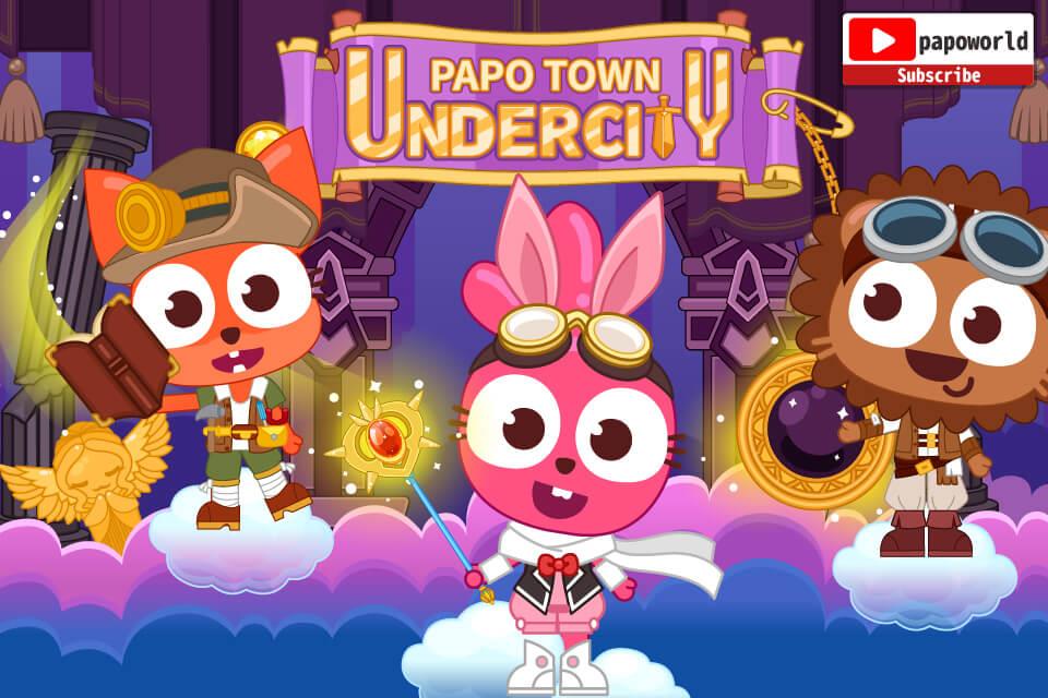 Papo Town: Underground City ဖန်သားပြင်ဓာတ်ပုံ 1