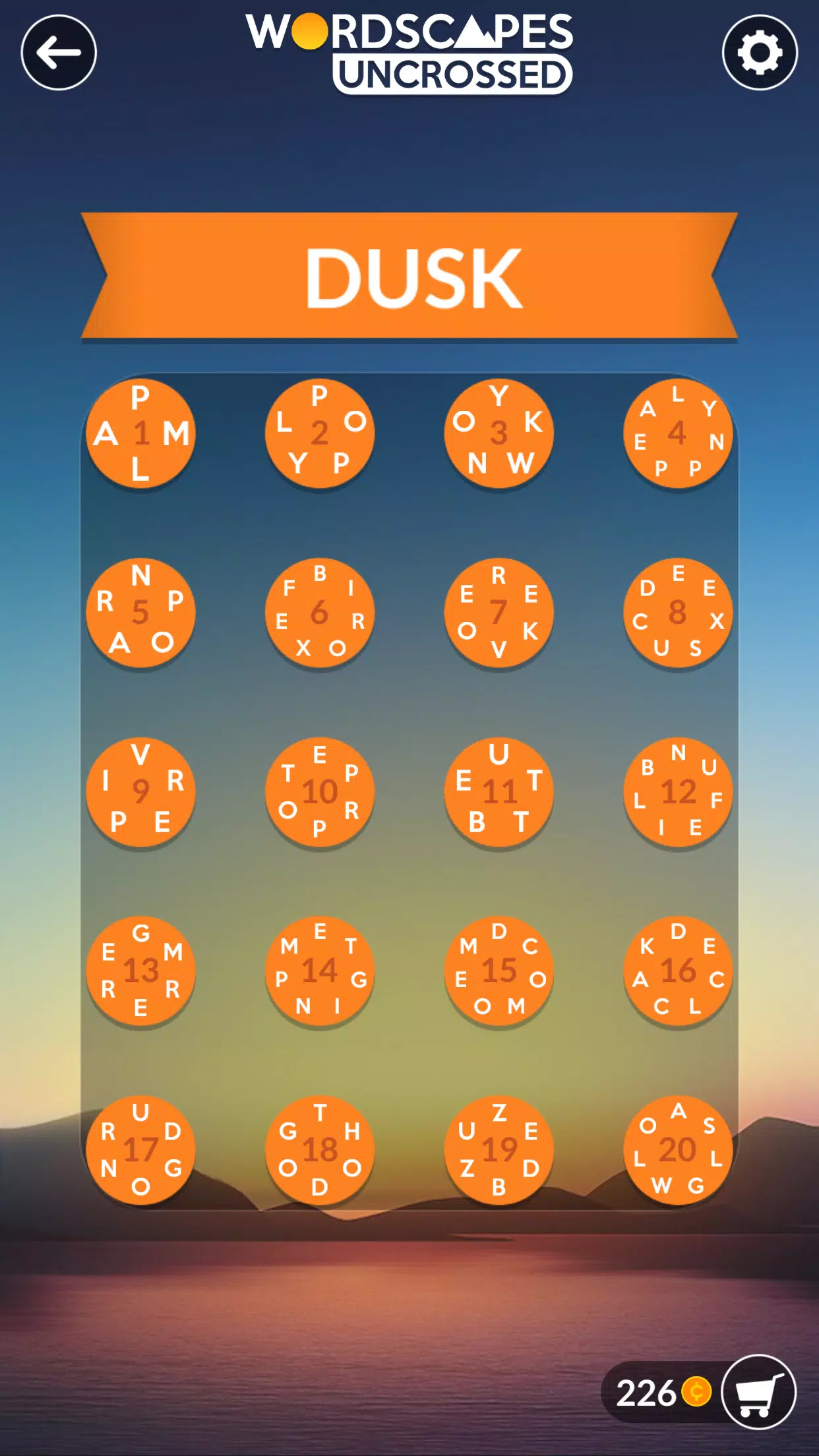 Wordscapes Uncrossed スクリーンショット 1