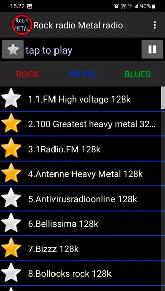 Rock + Métal radio Capture d'écran 1