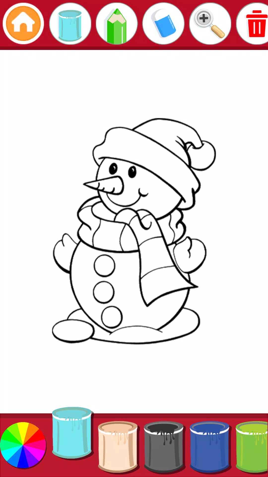 Christmas Coloring Book 螢幕截圖 1