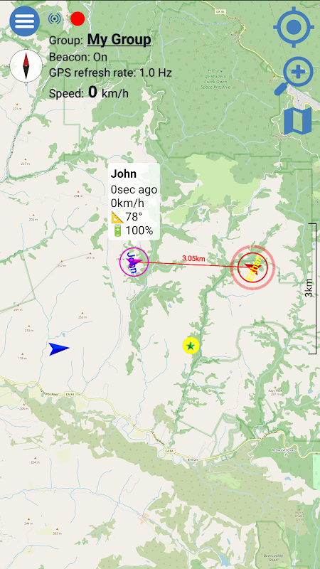 Enduro Tracker - GPS tracker Скриншот 1