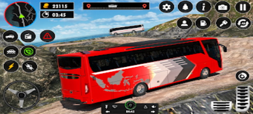 Coach Bus Simulator Offroad 3D 螢幕截圖 1