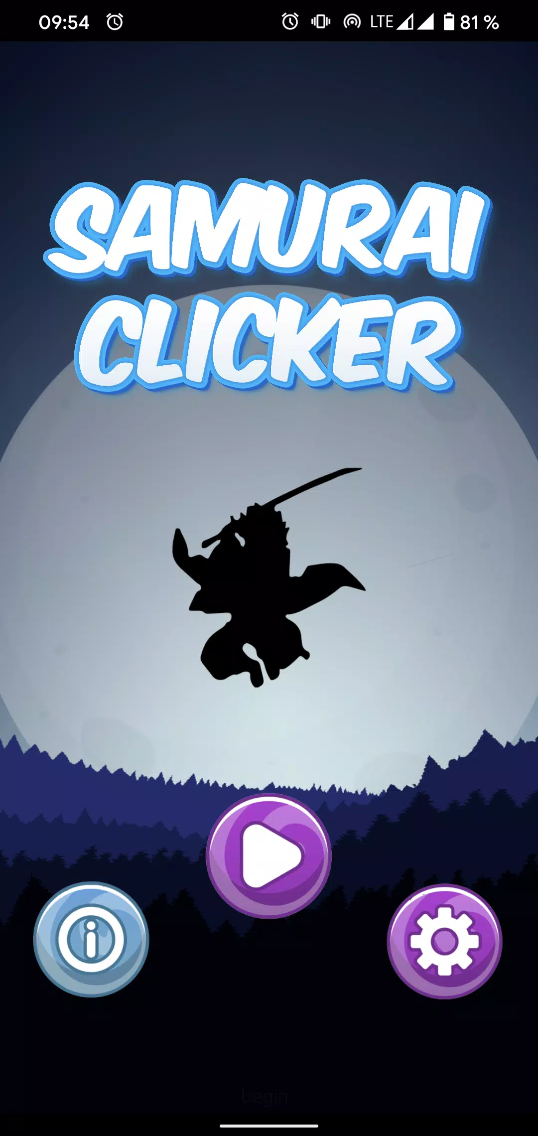 Samurai Clicker Ảnh chụp màn hình 0