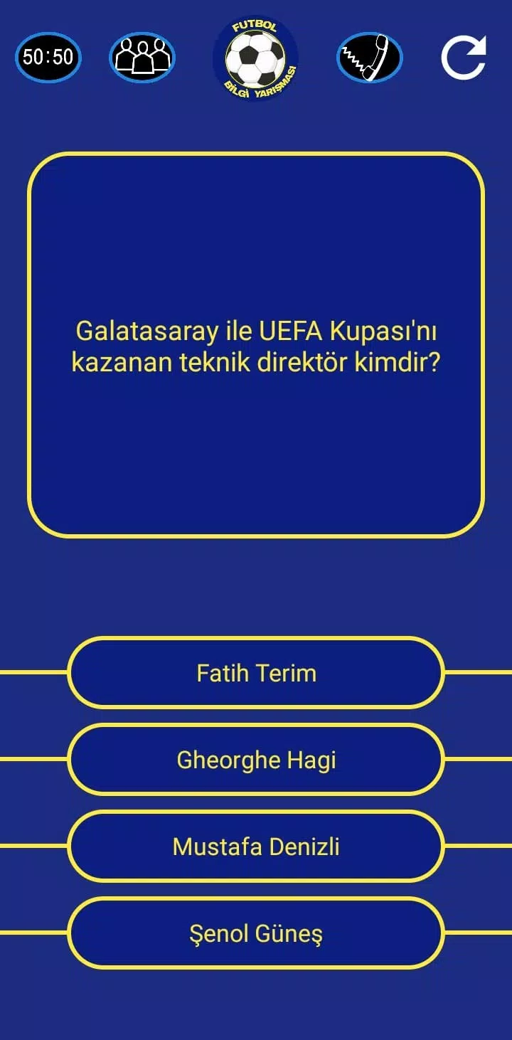 Türkiye Süper Ligi Bilgi Oyunu Screenshot 1