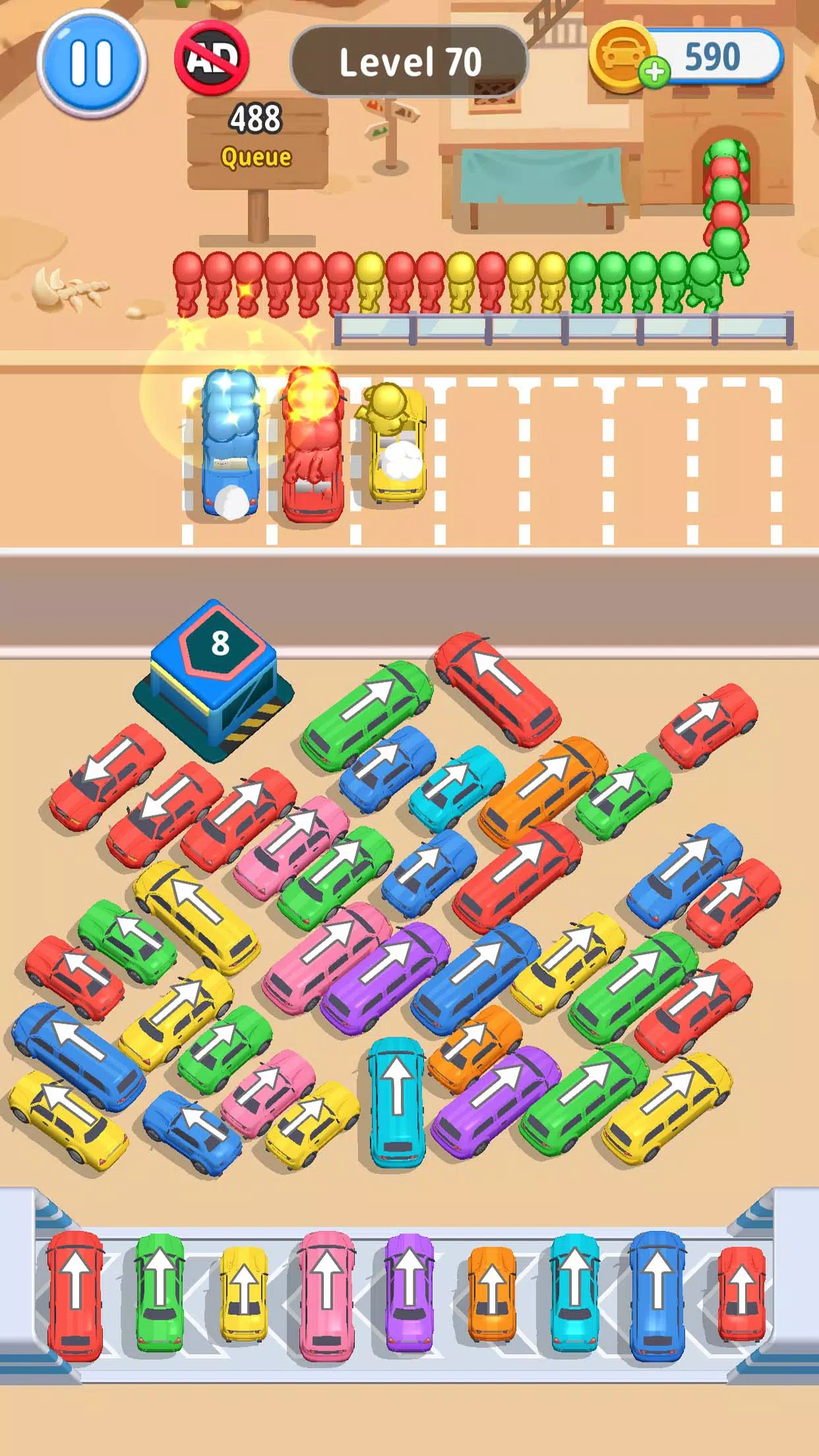 Car Jam Solver ภาพหน้าจอ 2