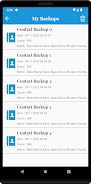 Contacts Backup And Restore 螢幕截圖 2