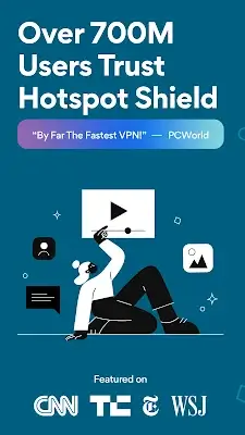 HotspotShield VPN & Wifi Proxy Zrzut ekranu 0