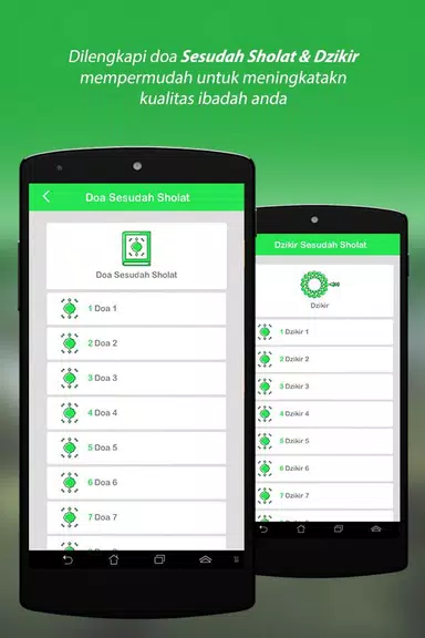 Tuntunan Sholat Lengkap +audio Schermafbeelding 2