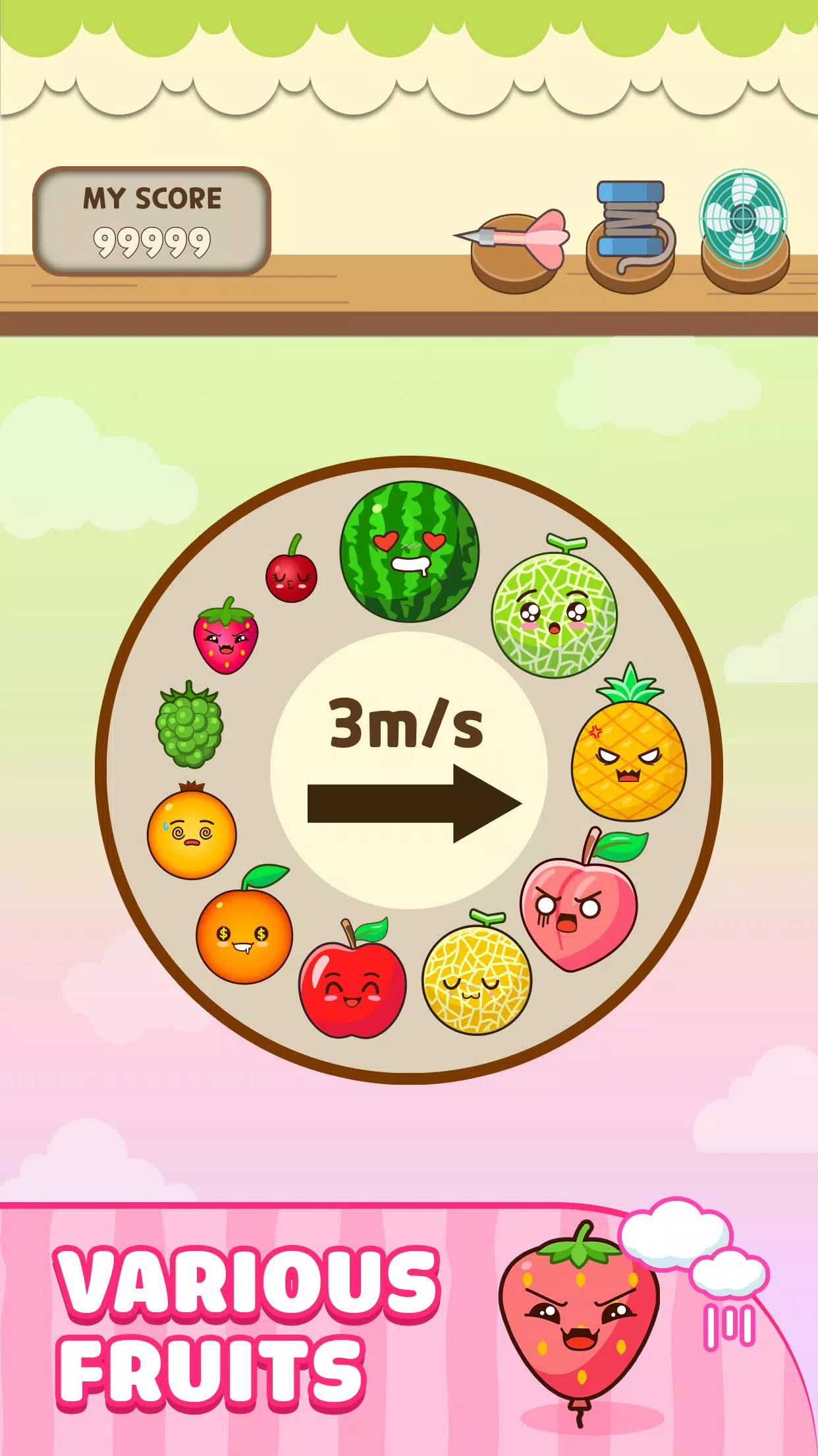 Melon Balloon: Fruit Merge 螢幕截圖 3