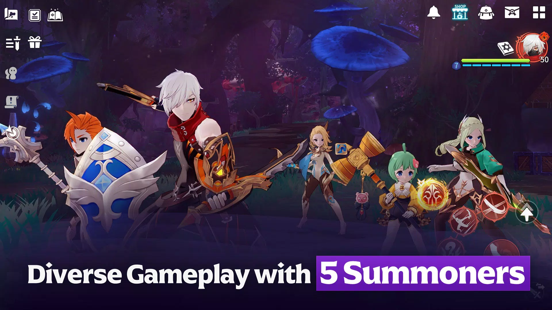 Summoners War: Chronicles Captura de pantalla 2