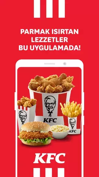 KFC Türkiye – Yemek Siparişi 螢幕截圖 0