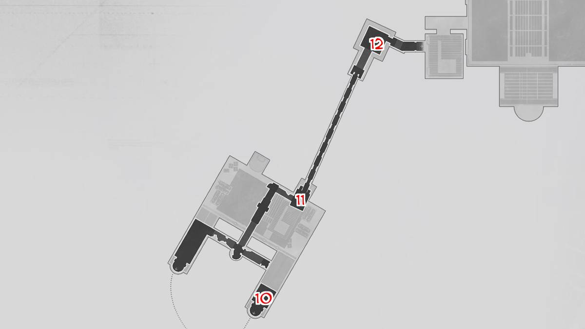 First Floor Treasure Chest Map