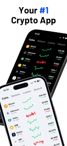 Coin Portfolio Crypto Tracker Tangkapan skrin 1