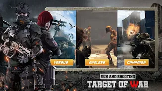 Schermata Gun and Shooting: Target war 3