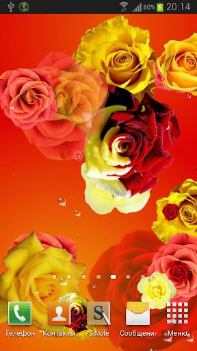 Roses live wallpaper Captura de pantalla 2