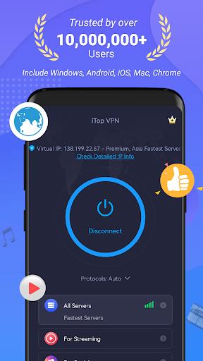 iTop VPN: Proxy & Game Booster Ảnh chụp màn hình 2