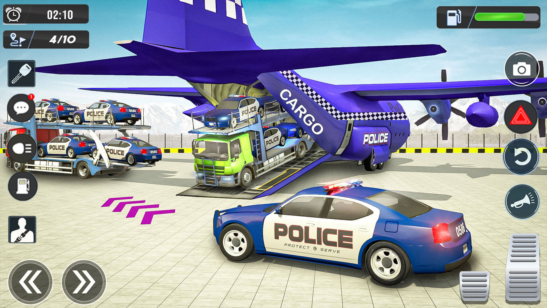 Police Games: Truck Transport Tangkapan skrin 0