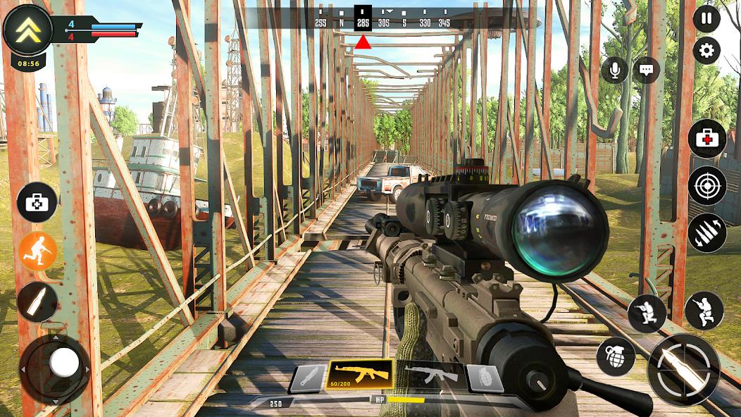 Sniper Game: Shooting Gun Game Mod Schermafbeelding 0