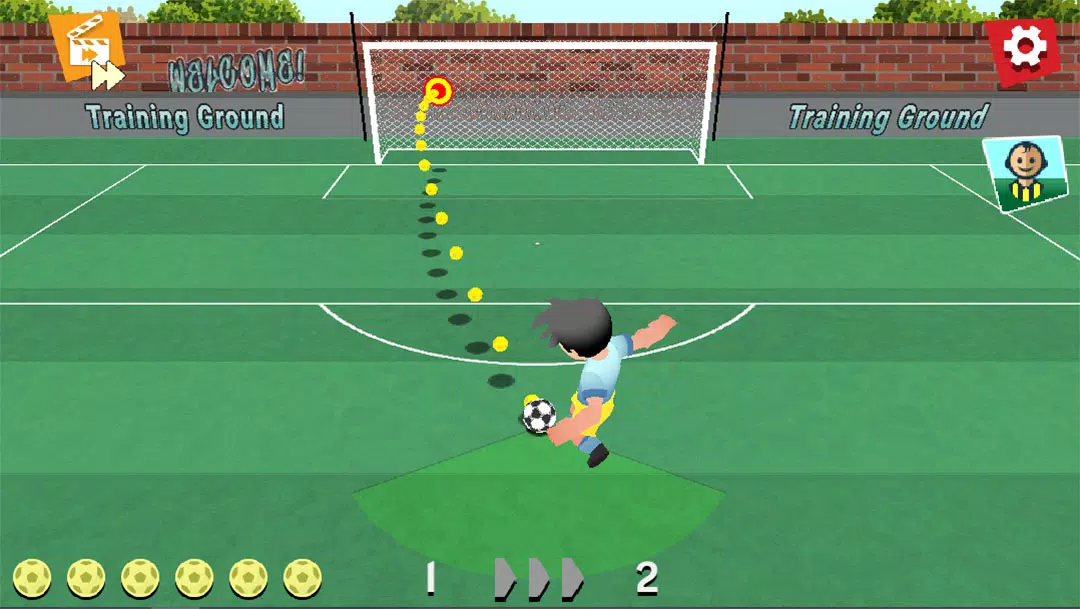 FreeKick Screamers - Football Captura de tela 1