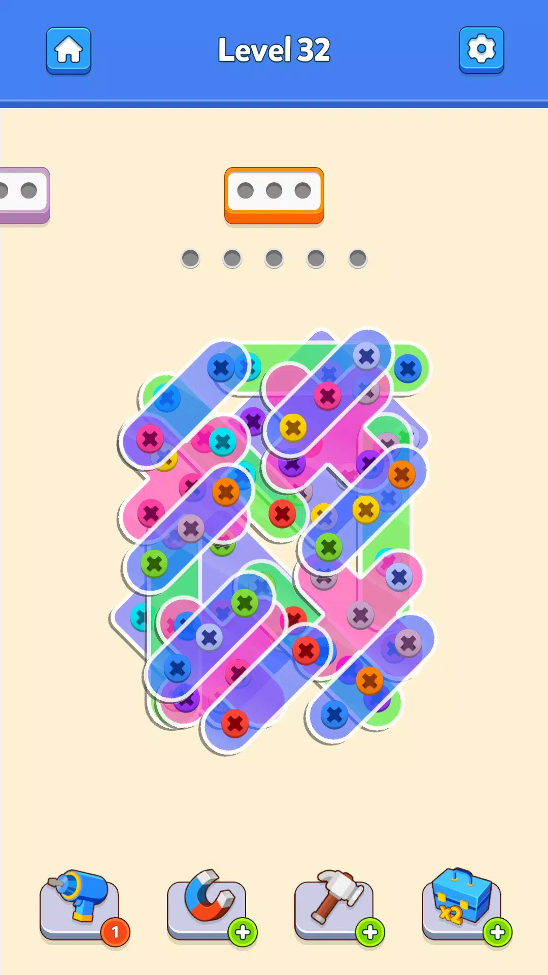 Screw Pin Jam Puzzle Nuts Bolt Captura de pantalla 2