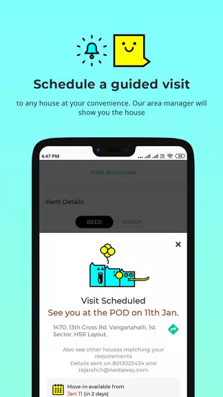 Nestaway-Rent a House/Room/Bed 스크린샷 3
