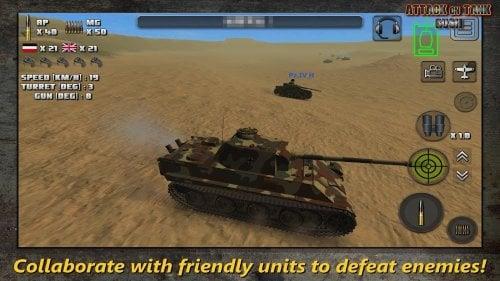 Attack on Tank : World Warfare Schermafbeelding 1