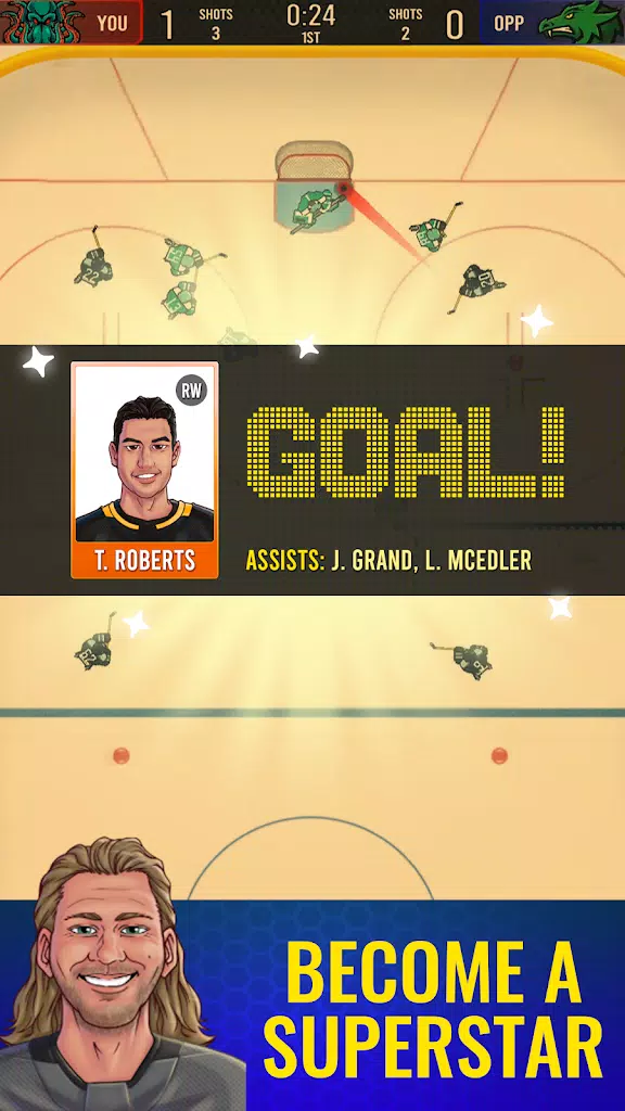 Schermata Superstar Hockey 2