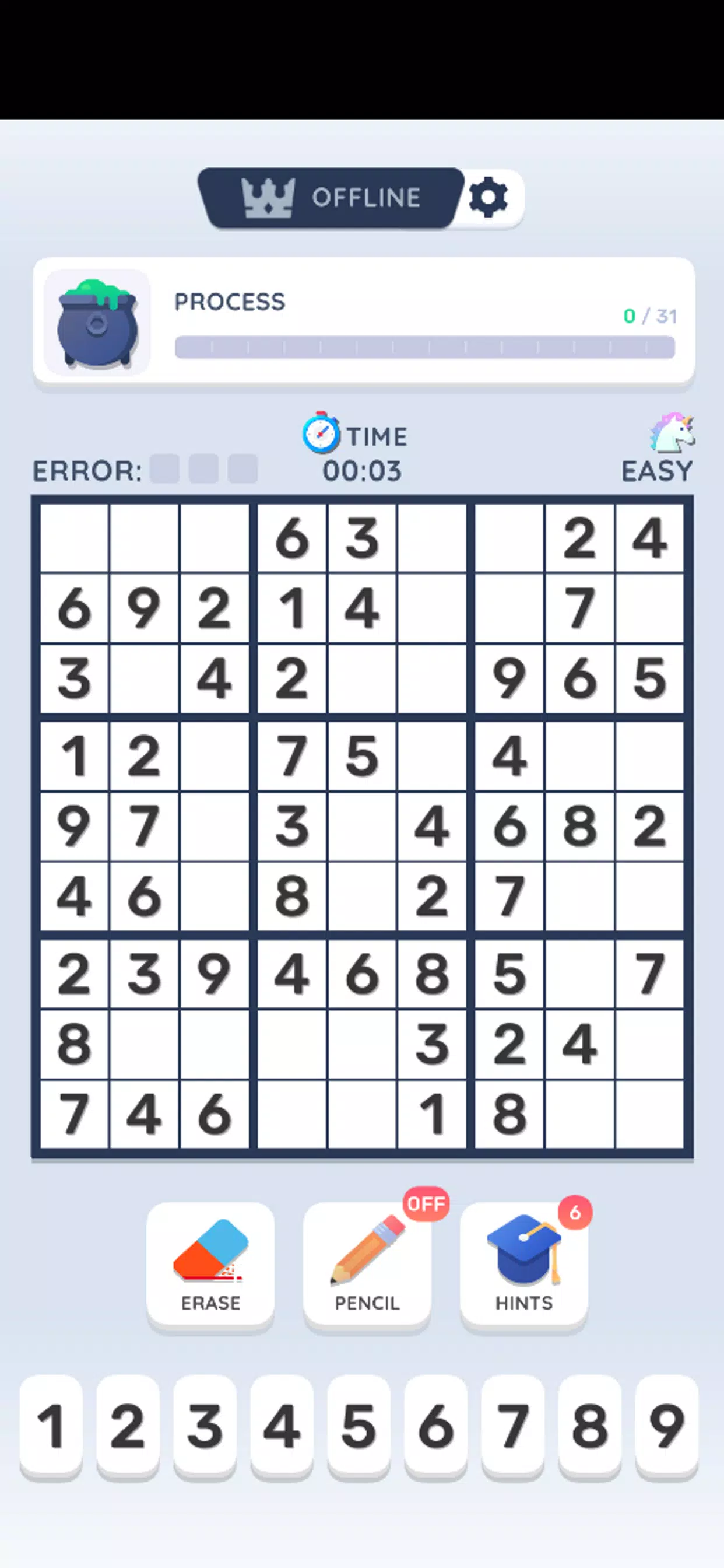 Sudoku Online Capture d'écran 1