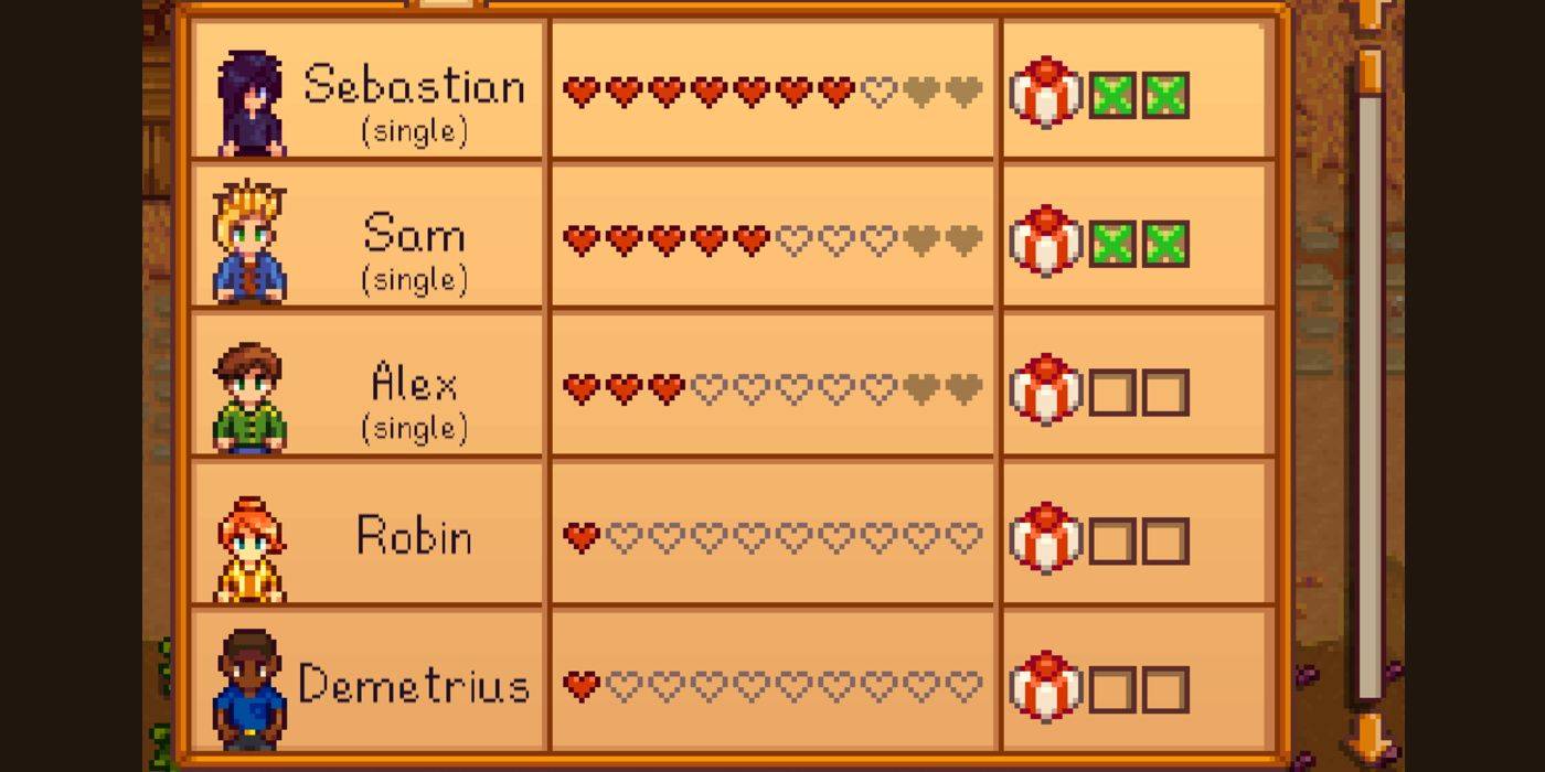 Stardew Valley Heart Scale