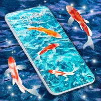 Fish 4K HD Koi Live Pond 3D