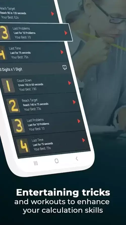 Math Tricks Workout Screenshot 2