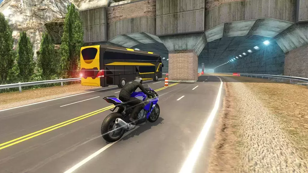 Bike VS Bus Racing Games 螢幕截圖 0