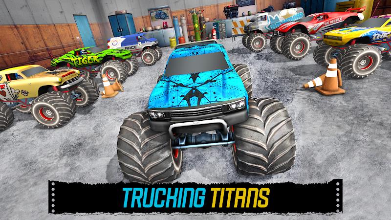 Monster Truck Parking Game 3D ภาพหน้าจอ 2