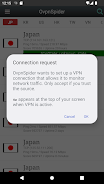 VPN Proxy OvpnSpider 螢幕截圖 1