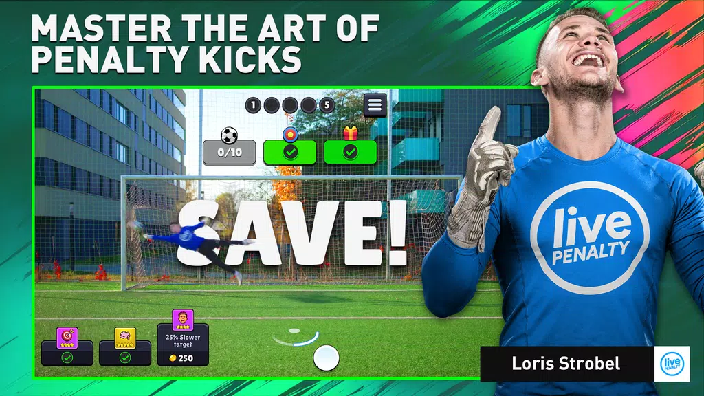 Soccer Penalty: Live Goalie Captura de tela 1