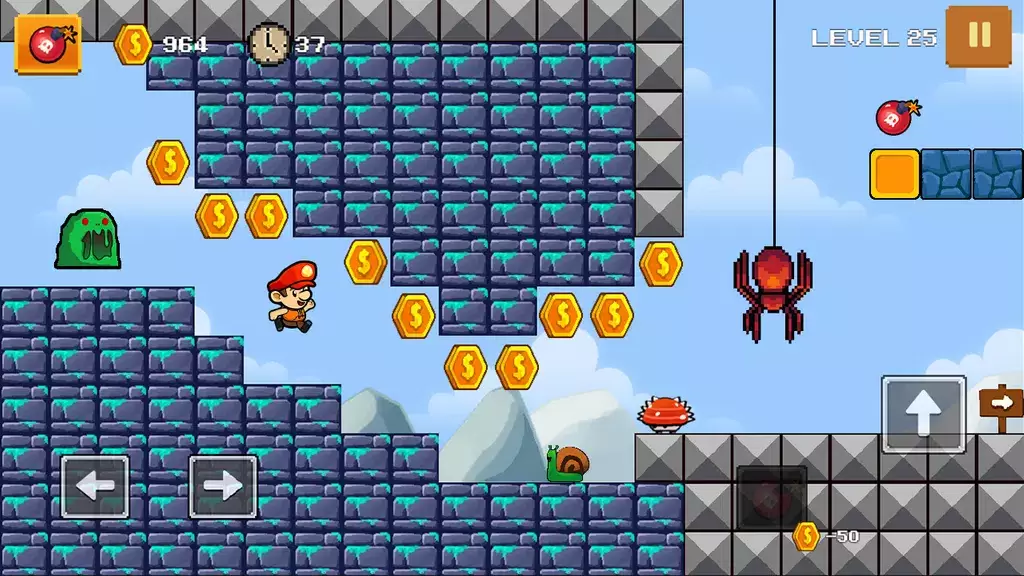 Super Dan’s World - Run Game Captura de tela 3